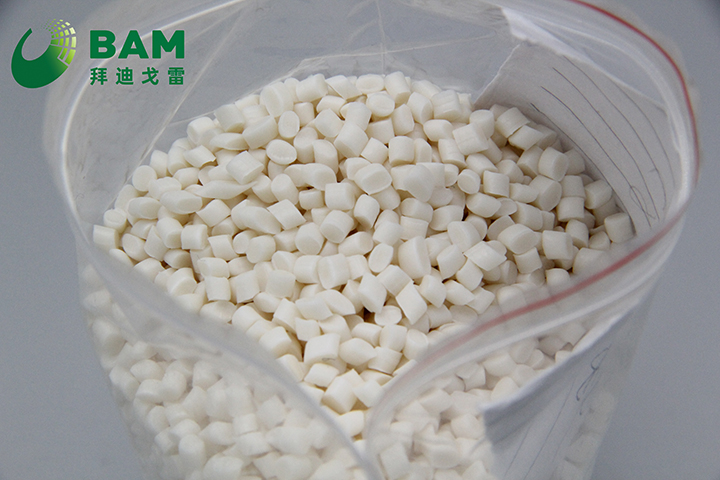 100% Biodegradable Plastic Pbat Blended with PLA Ecovio Polymer Modified Resin Granulate Pellets