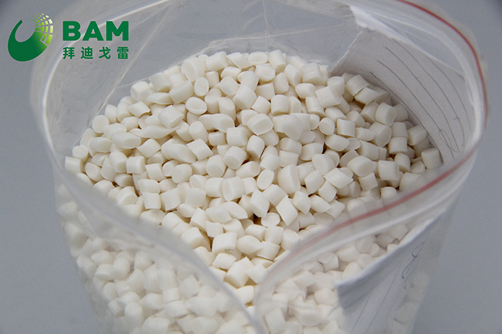 100% Biodegradable Plastic Pbat Blended with PLA Ecovio Polymer Modified Resin Granulate Pellets