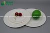 Fully Biodegradable Manufacture Disposable Eco-Friendly Compostable Sugarcane Corn Starch Takeaway Food Plate for Dessert Fruits Cake