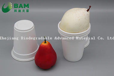 100% Biodegradable Eco Friendly Disposable Compostable Corn Starch Cup for Water Soup Smoothie Ice Cream Yoghurt Cups