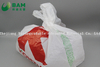 Sustainable Packing Biodegradable Plastic Eco-Friendly Custom Color Supermarket Shopping Carrier T-Shirt Bags for Vegetables Fruit