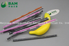 Heat resistant Natural Biodegradable Convenient Disposable Plastic Cutlery Set Corn Starch Straw for Juicy Coffee Drink