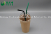 Biodegradable Convenient Disposable Plastic Cutlery PLA Heat resistant Straw for Juicy Coffee Drink
