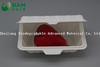 Fully Biodegradable Multi Compartment Disposable Plastic Food Container Compostable Plant Fiber Takw-Away Food Containers
