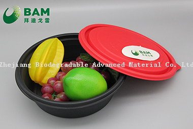 Fully Biodegradable Compostable Sugarcane Plant Fiber Disposable Sugarcane Bagasse Catering Takeaway Food Containers for Soup Fruits
