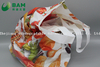 Sustainable Packing Biodegradable Printed Plastic Supermarket Fashion Shopping Garment Bags with Soft Loop Plastic Handle Tote Gift Bag T-Shirt Bags, Vest Bags