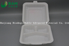 Fully Biodegradable Multi 3 Compartment Disposable Plastic Food Container Compostable Sugarcane Plant Fiber Take-Away Food Containers