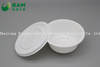 100% Fully Biodegradable Compostable Food Grade Sugarcane Plant Fiber Takwaway small Bowl for Rice Soup Dessert Fruits Salad