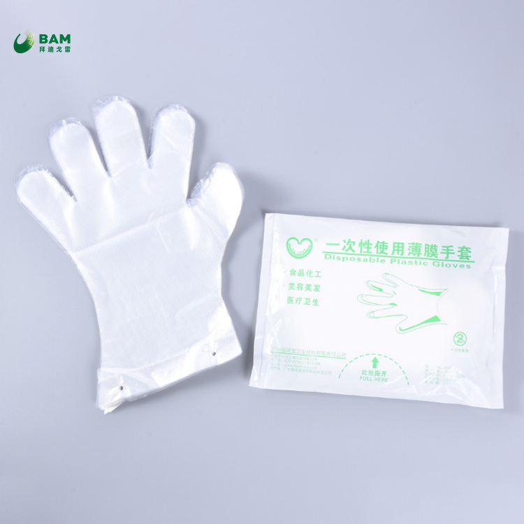 New Household Kitchen Products Biodegradable Wholesale Plastic Disposable Gloves for Anti Virus Eating Cook