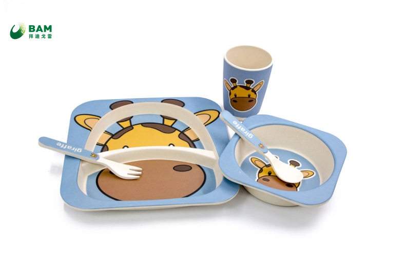 Children Plate Set Colorful cartoon cute Supplies Paper Plates and Napkin Sets Disposable Tableware