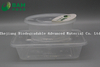 100% Biodegradable Disposable Compostable Corn Starch Customized Round Disposable Colorful Plastic Food Containers for Soup Salad