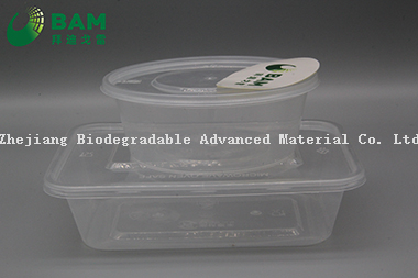 100% Biodegradable Disposable Compostable Corn Starch Customized Round Disposable Colorful Plastic Food Containers for Soup Salad