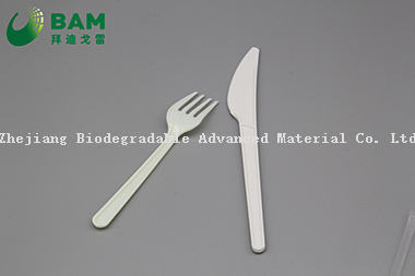 Biodegradable Convenient Disposable Plastic Cutlery Set Knife Spoon Fork for PLA Cutlery
