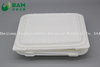 Fully Biodegradable Multi 4 Compartment Disposable Plastic Food Container Compostable Sugarcane Plant Fiber Take-Away Food Containers