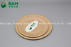 Fully Biodegradable Dividing Compostable Sugarcane Plant Fiber Bakery Takeaway Food Package Round Plate for Cake