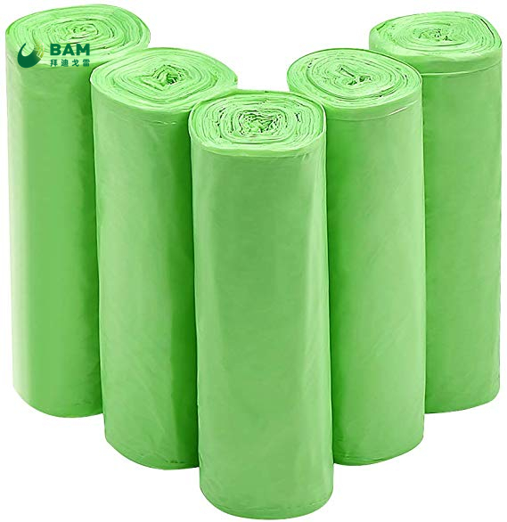 High Quality Sale Large Capacity New Products Compostable Sustainable Packing 100% Biodegradable Plastic Garbage Trash Rubbish Bags for Environmental