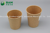Biodegradable Convenient Compostable Disposable Food Containers Soup Bowls Hot Soup Plastic Paper Cup for Coffee Drink Juice