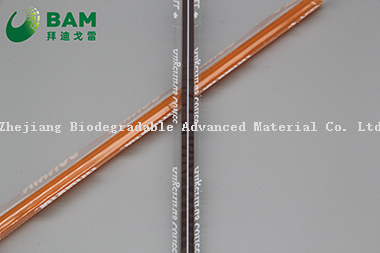 Biodegradable Eco-Friendly Heat resistant PLA Drinking Disposable Independent Packaging Straw Customized PLA Straw