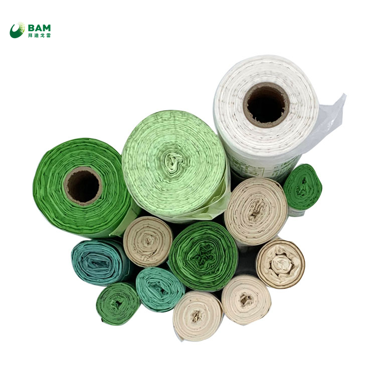  Sale Large Capacity New Products Compostable Sustainable Packing 100% Biodegradable Plastic Garbage Trash Rubbish Bags for Environmental