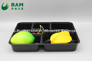 Fully Biodegradable Compostable Sugarcane Plant Fiber Takw-Away Food Containers for Dessert