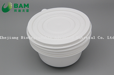 100% Fully Biodegradable Compostable Food Grade Sugarcane Plant Fiber Takwaway small Bowl for Rice Soup Dessert Fruits Salad