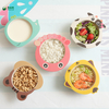 Children Plate Set Colorful Supplies Paper Plates and Napkin Sets Disposable Tableware
