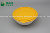 Fully Biodegradable Food Grade Compostable Sugarcane Corn Starch Takeaway Soup Fruits Rice Containers for Canteen Restaurant