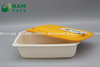 Food Grade Fully 100% Biodegradable Compostable Sugarcane Plant Fiber Takeaway Food Containers for Camping
