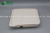 100% Biodegradable 5 Compartment Disposable Compostable Corn Starch Takeaway Canteen Food Containers for Fast-Food