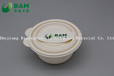 100% Biodegradable Disposable Compostable Corn Starch Food Bowl for Fruits Vegetables