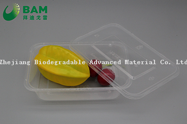 100% Biodegradable Disposable Compostable Corn Starch Customized Round Disposable Colorful Plastic Food Containers for Soup Salad